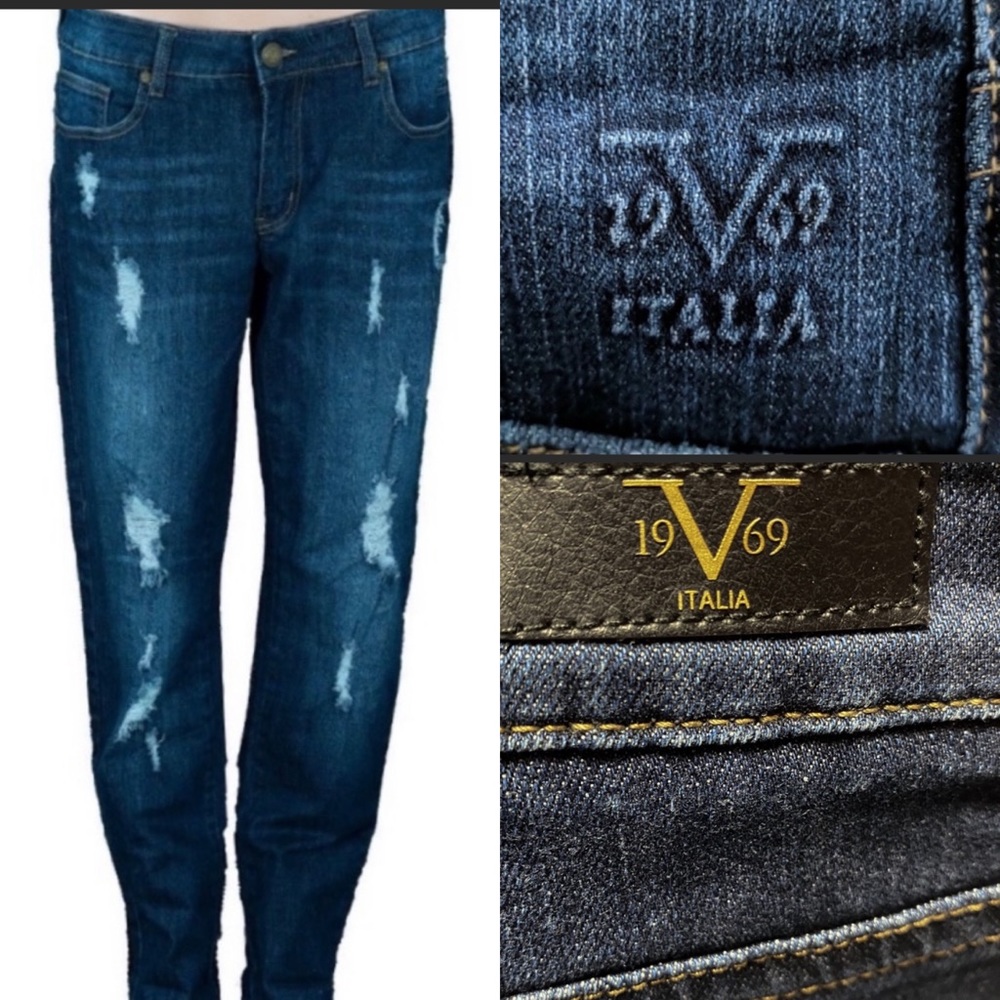 Versace 19V69 Italia Skinny Straight Leg Jeans 29